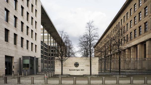A szövetségi külügyi Hivatal-Berlin Mitte építése   - Fotó, kép