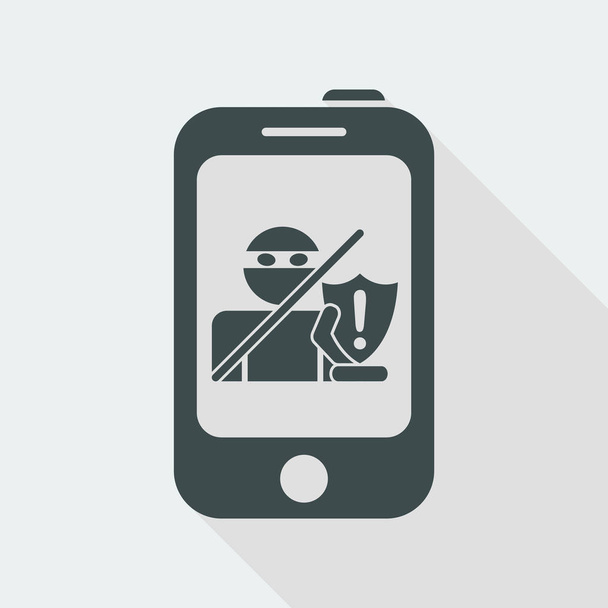 Smartphone protection.  illustration - Vector, Image
