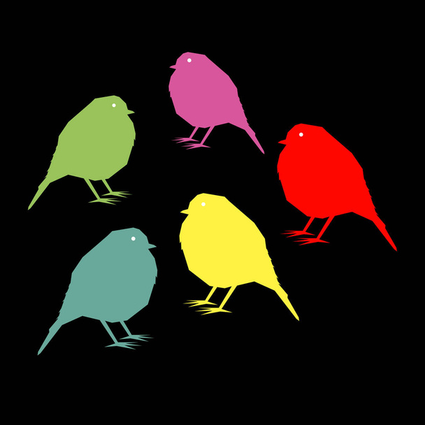 векторна ілюстрація природи дизайн пташиного мистецтва
 - Вектор, зображення