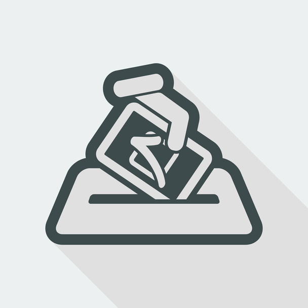 Election concept icon - Vector, Image