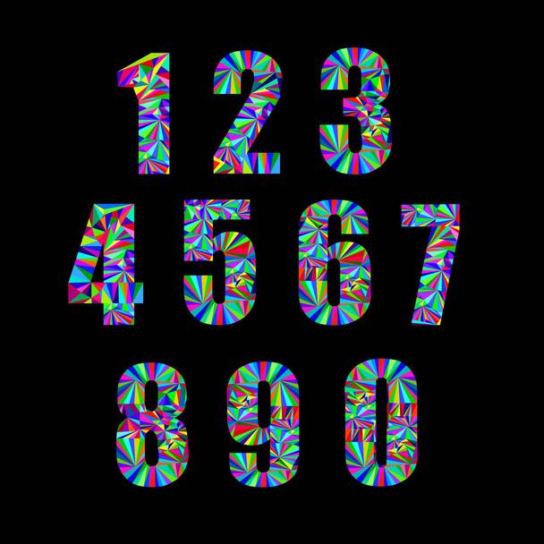 number vector design symbol numeral school sign - Διάνυσμα, εικόνα