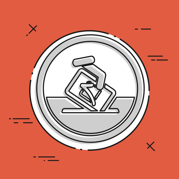 Ícone de símbolo de voto
 - Vetor, Imagem