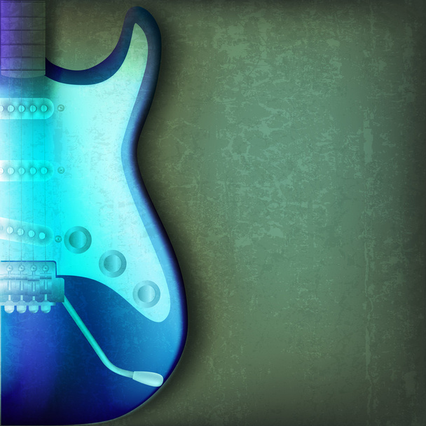Абстрактний тріснутий фон електрична гітара
 - Вектор, зображення
