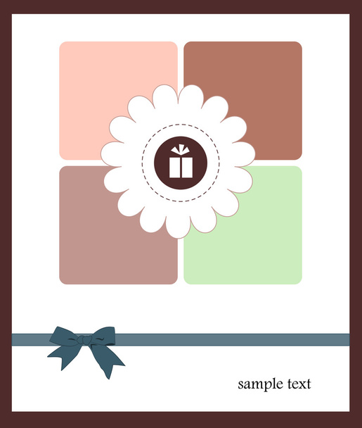 A nice card for your holiday - Vector, Image