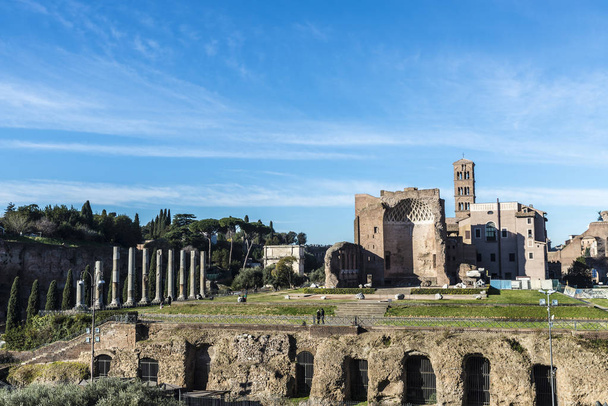 The Temple of Venus and Rome, Italy - Photo, Image