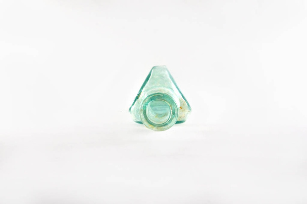 Üveg üveg kis gyógyszer üveg kis Vintage üveg dekoratív apró üveg Retro Home Decor üveg ecetet üvegben - Fotó, kép