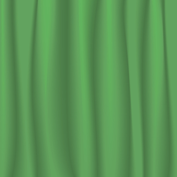 Green curtain - Vector, Image