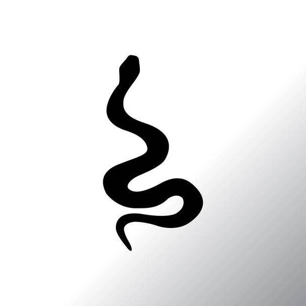 Wąż płaski ikona - Wektor, obraz