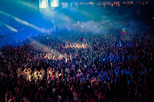 multidão no concerto - festival de música de verão - Foto, Imagem