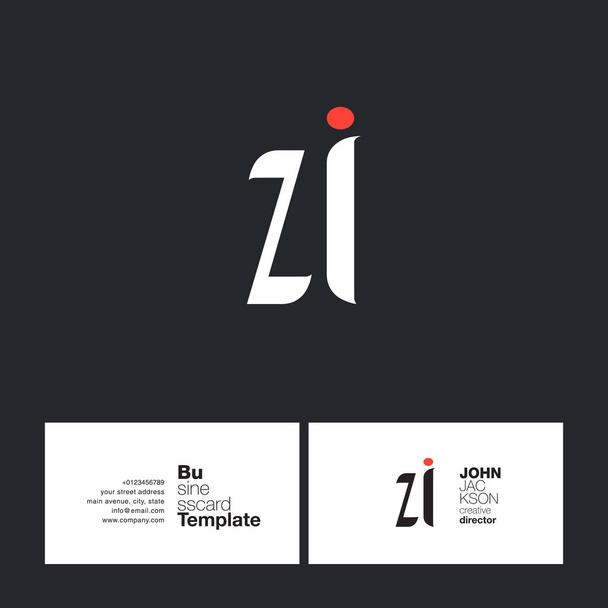 Empalme de Zi Letras Logo  - Vector, Imagen