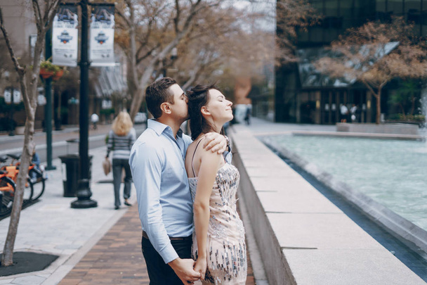 beautiful couple in the city - Photo, Image