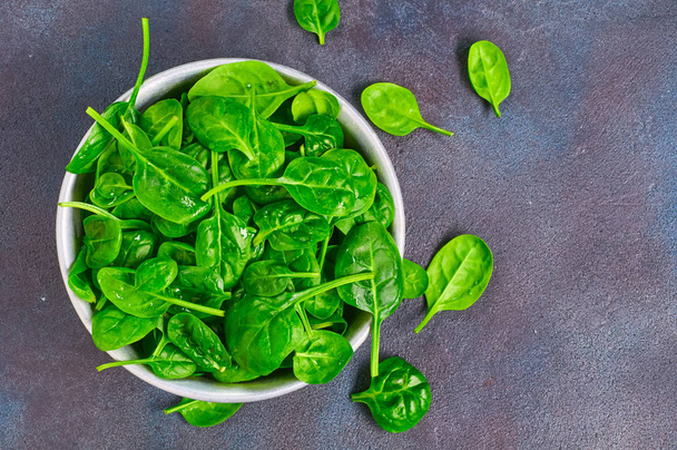 Fresh spinach leaves - Photo, image