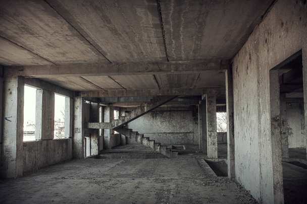 oude concrete trap - Foto, afbeelding