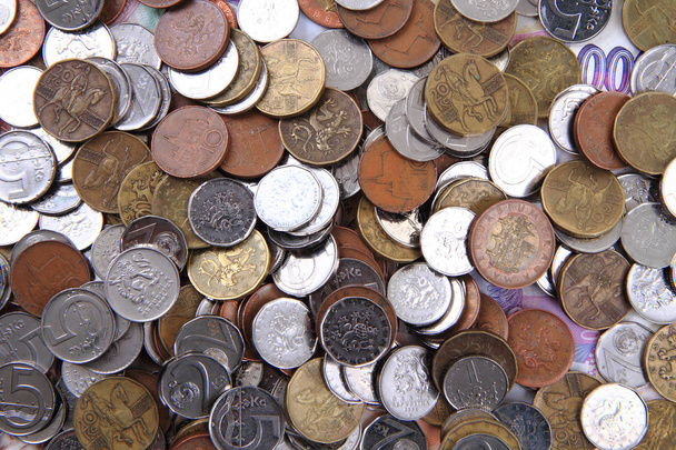 Fondo de monedas checas
 - Foto, imagen