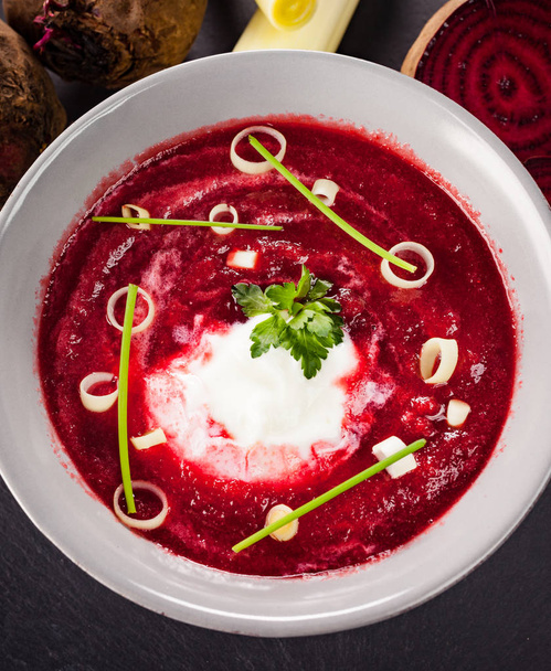 Barbabietola, borscht rosso
. - Foto, immagini