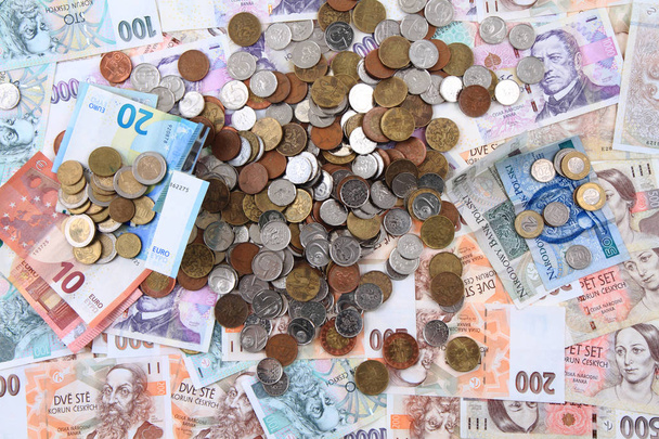 чешские деньги.
  - Фото, изображение