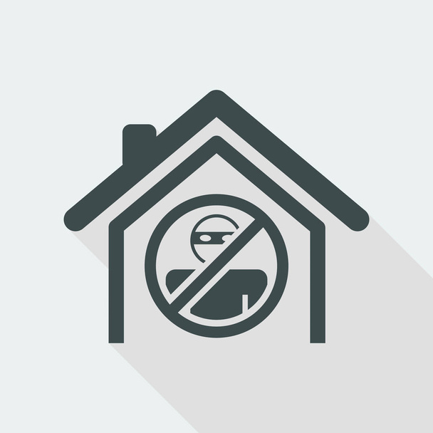 Hausschutz-Ikone - Vektor, Bild