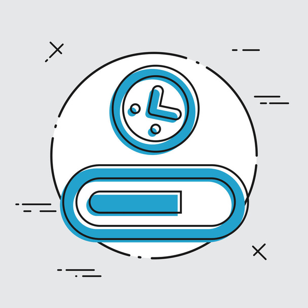 Progression bar icon - Vector, Image