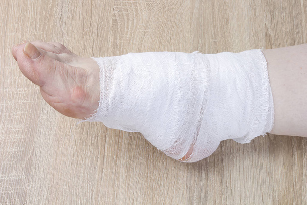 White medicine bandage - Foto, Imagem