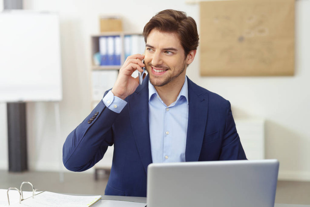 businessman talking by phone - Photo, Image