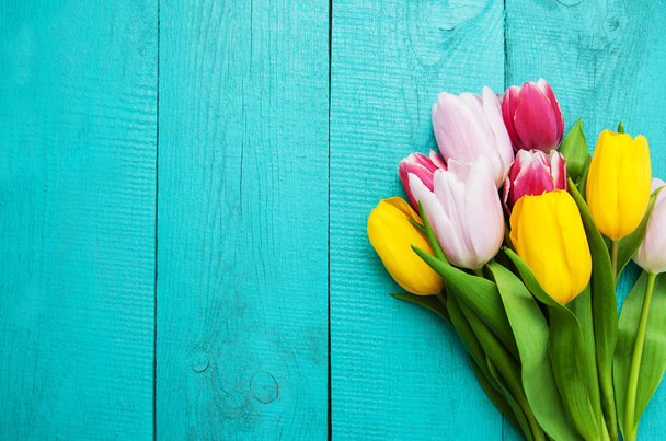 Spring tulips flowers - Valokuva, kuva