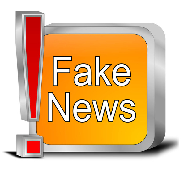 Fake-News-Taste - 3D-Illustration - Foto, Bild