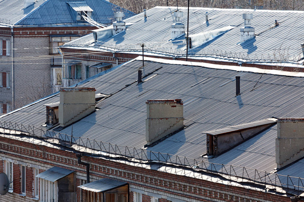 Eski evlerin çatıları - Fotoğraf, Görsel