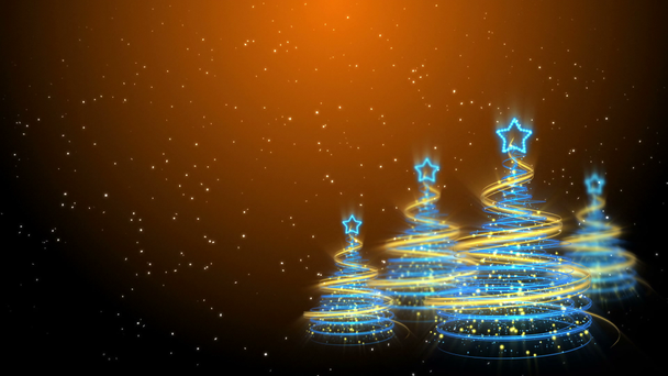 Christmas Trees Background - Merry Christmas 59 (HD) - Footage, Video