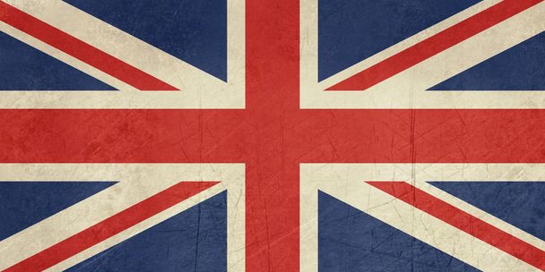 Grunge İngiltere bayrağı - Fotoğraf, Görsel