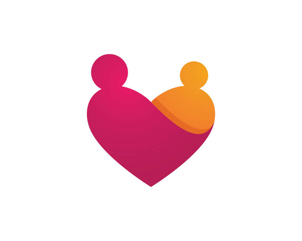 Логотип та шаблон сімейної охорони здоров'я
 - Вектор, зображення
