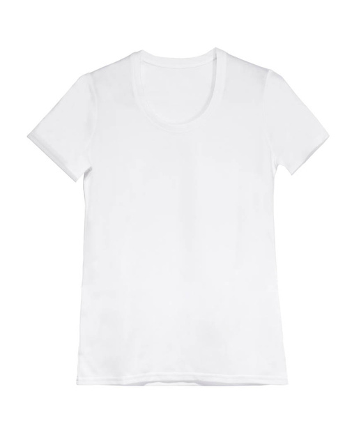 white woman t-shirt on hanger - Fotó, kép