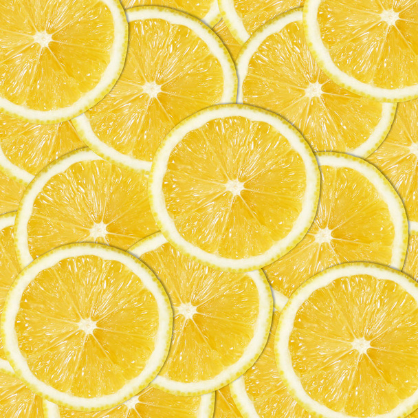 Rodajas de fruta de limón
 - Foto, imagen