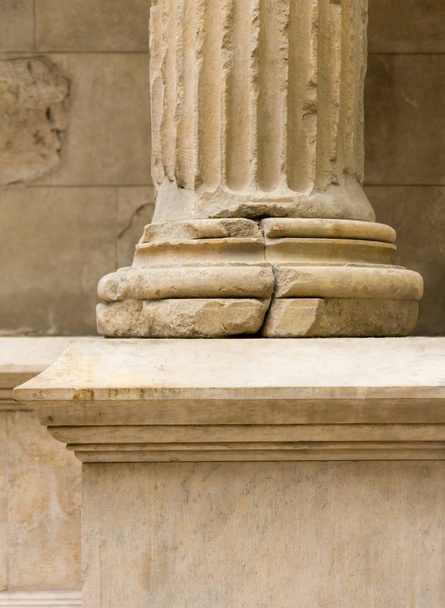 Post nukke seuranta timelapse antiikin temppelin Poseidon muistomerkki Cape Sounio Ateenassa, Kreikassa.Ei-toivotut elementit, esineitä, digitaalisesti poistettu, sekvenssi on deflickered
. - Valokuva, kuva