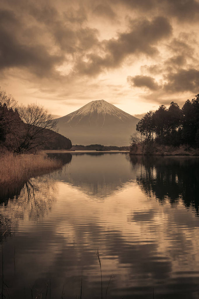 Mountain Fuji and Lake Tanumi - Photo, Image