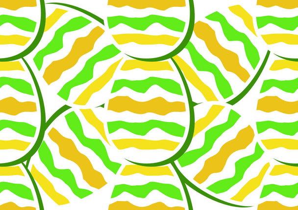 ベクトル イースター パターン。卵の飾り。ベクトルの背景 - ベクター画像