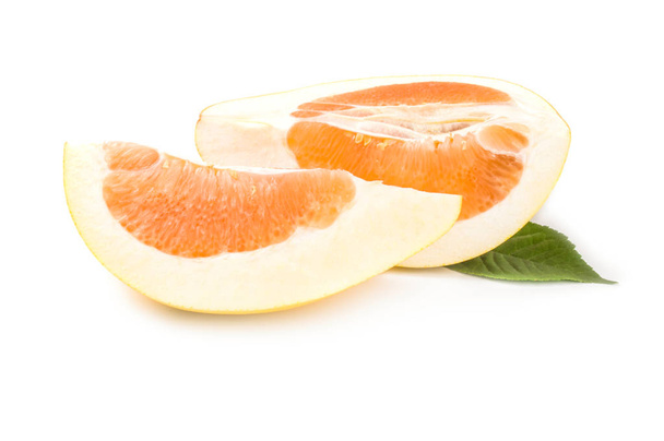 Grapefruit elszigetelt fehér háttér kivágás - Fotó, kép
