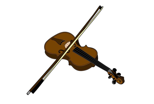 Vektor einer Geige - Vektor, Bild