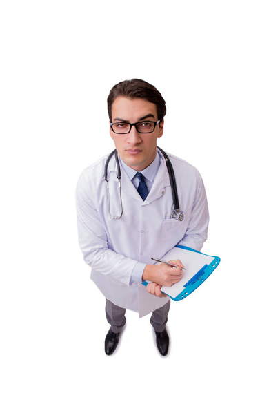 Male doctor isolated on the white background - Photo, Image