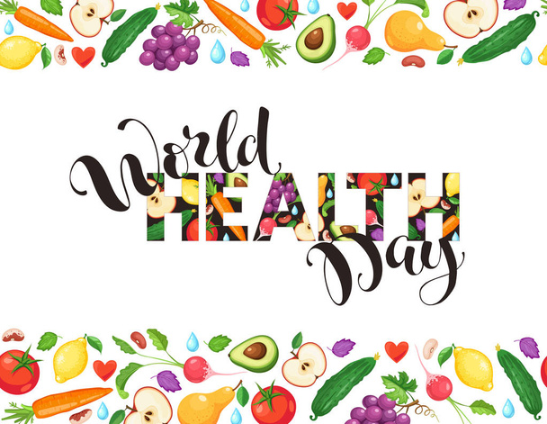 world health day - Vector, Imagen