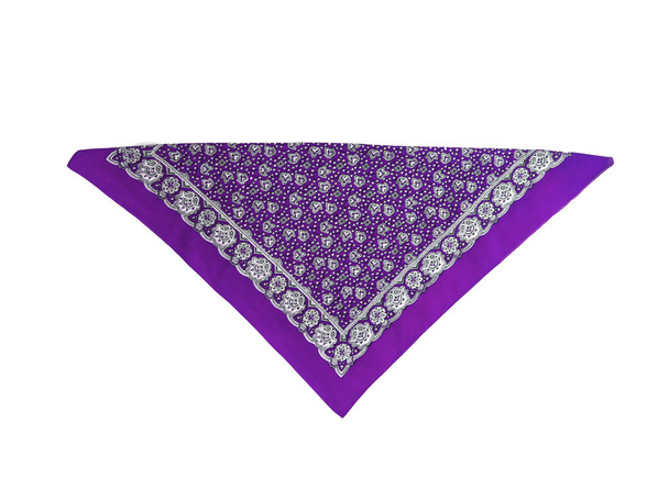 flieder, violett, lila, manzhenta schal, bandanna, muster, isola - Foto, Bild