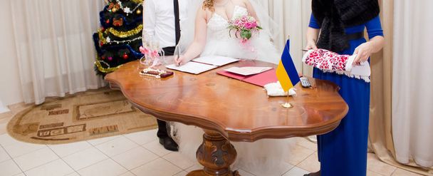 uroczystej rejestracji małżeństwa - Zdjęcie, obraz