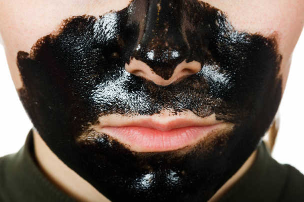 Facial black mask - Zdjęcie, obraz
