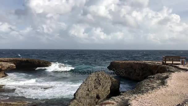 Shete Boka, Curacao - Materiał filmowy, wideo