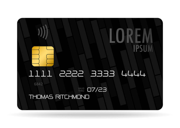 διάνυσμα πιστωτική κάρτα εταιρική ταυτότητα - Διάνυσμα, εικόνα
