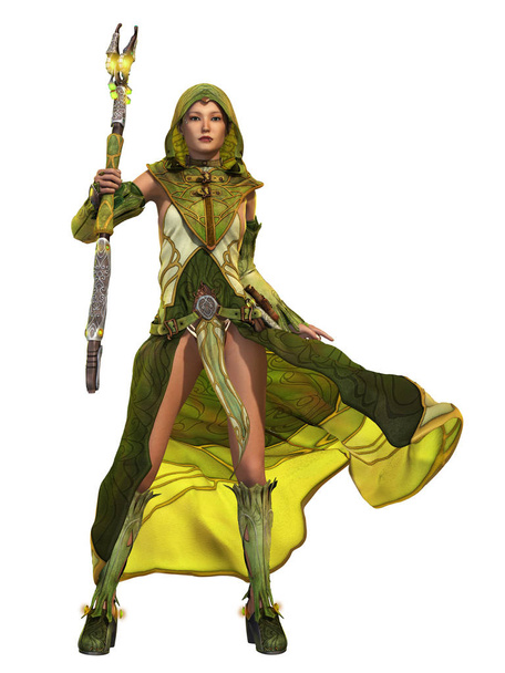 The Green Sorceress CA, 3d CG - Photo, Image