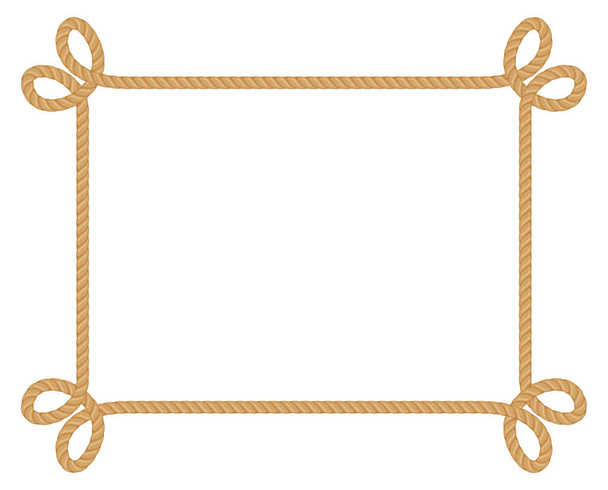 Винтажная веревка
 - Вектор,изображение