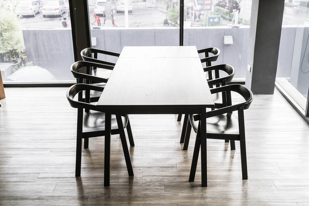 empty table and chair  - Fotoğraf, Görsel