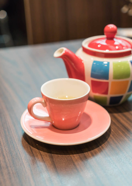 tea cup and pot - Foto, Imagem