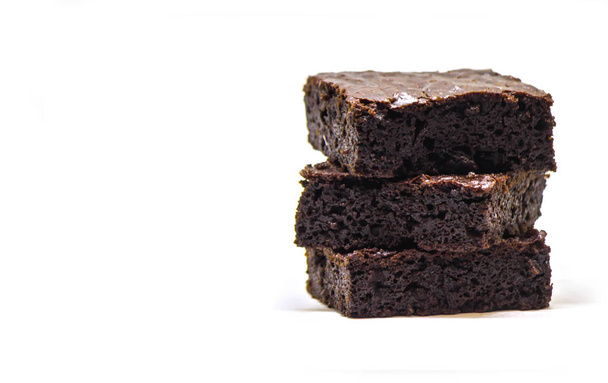 csokoládé brownie, szelektív összpontosít.  - Fotó, kép