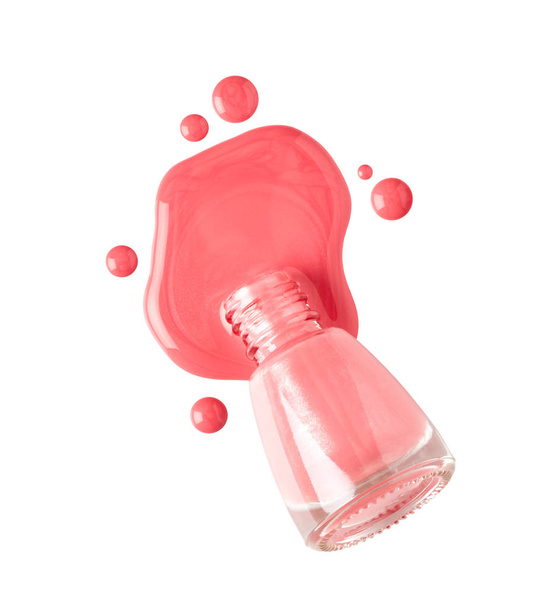 Vaaleanpunainen kynsilakka
 - Valokuva, kuva